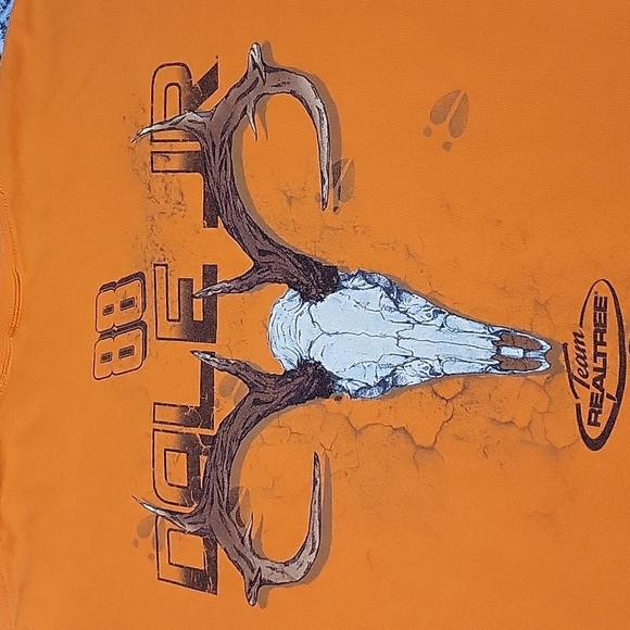 Realtree Racing Nascar Dale Jr Camo Orange Deer Large Hunting - Picture 4 of 13